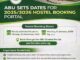 ABU Hostel Booking for 2025/2026