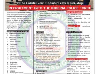 NPF Begins Recruitment of 50000 Constables Nationwide