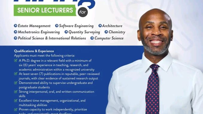 Nile University of Nigeria 2026 Recruitment