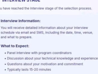 J2TAP Interview Shortlist 2026