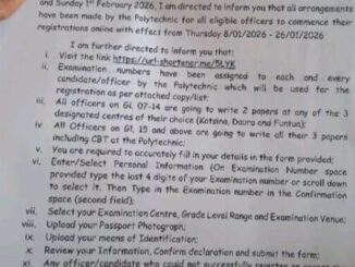 Katsina State 2026 Civil Service Promotion Exams